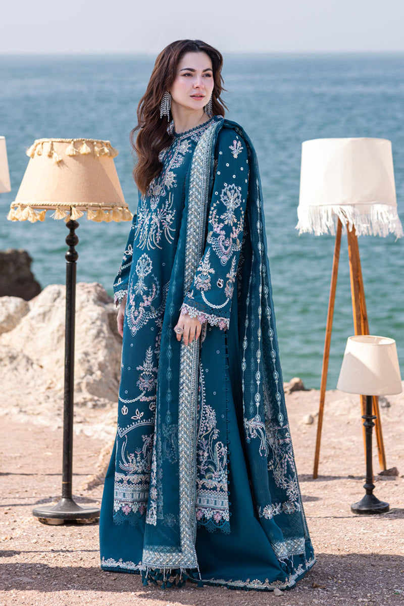 3 Piece Stitched  Lawn Chicken Kari  suit- Ready to Wear