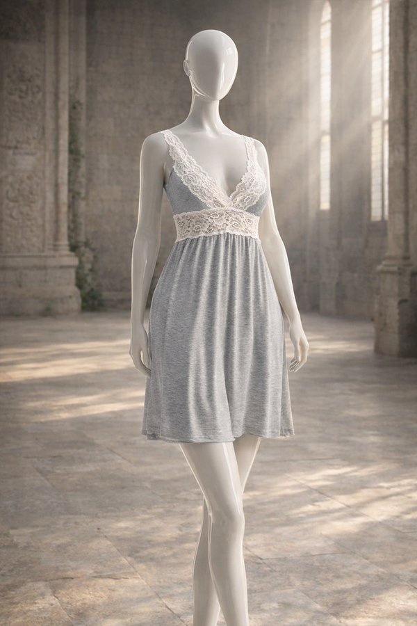 Elegant Nightwear Women Pyjamas Ladies Night Dress Pajamas