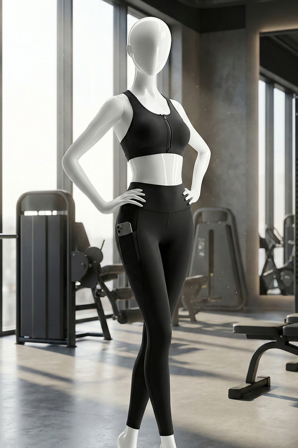 Shockproof sports bra set