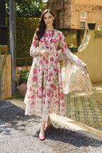 03-Piece Printed Lawn Suit - Ready To Wear