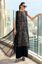 03-Piece Lawn Suit With Embroidery - Ready To Wear