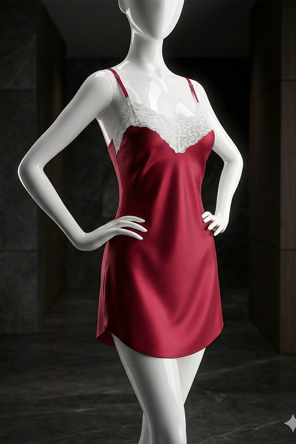 Comfortable Polyester Adjustable Strap For Women Night Dress