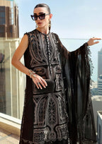 03-Piece Lawn Suit With Embroidery - Ready To Wear