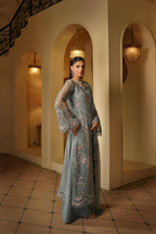03-Piece Chiffon Suit With Embroidery - Ready To Wear