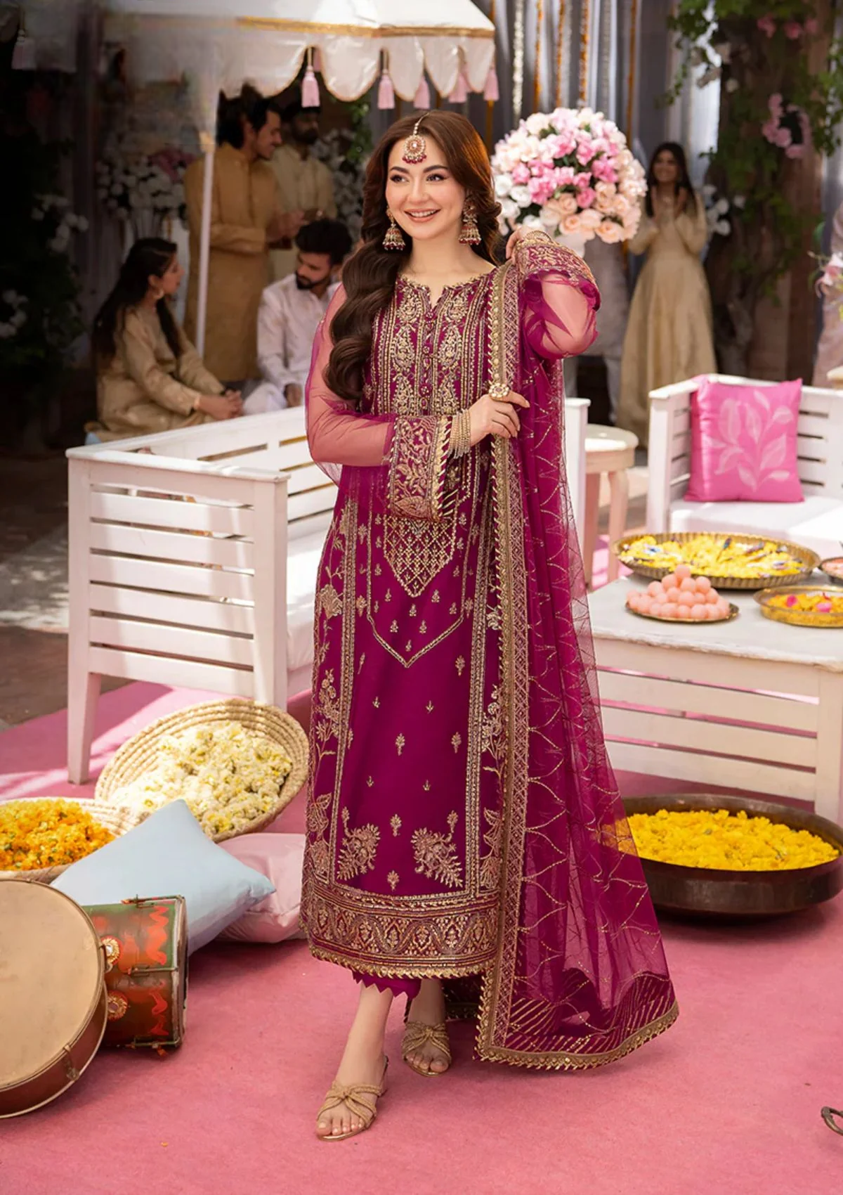 Chiffon Suit with Malai Trouser