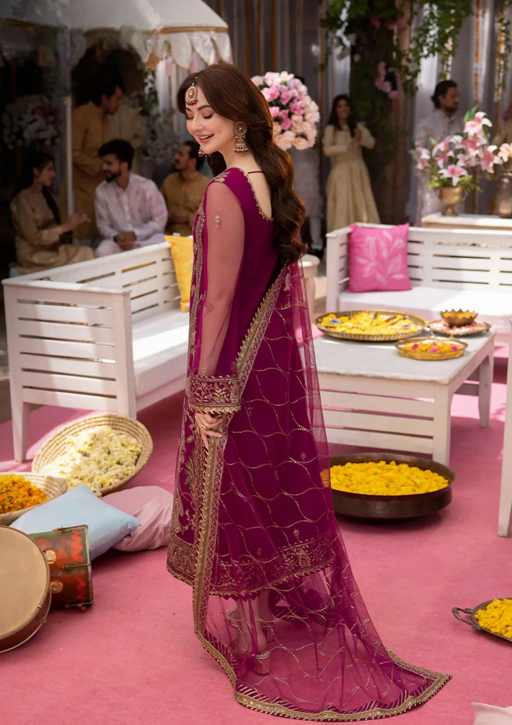 Chiffon Suit with Malai Trouser