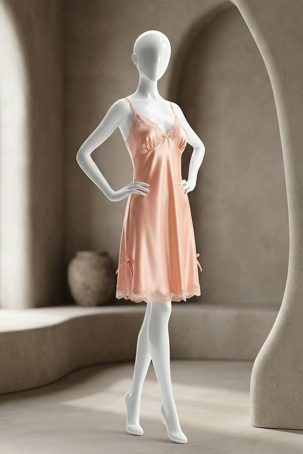 Lingerie Nighty Silk Dress Sleep Wear Nightdress Clothes