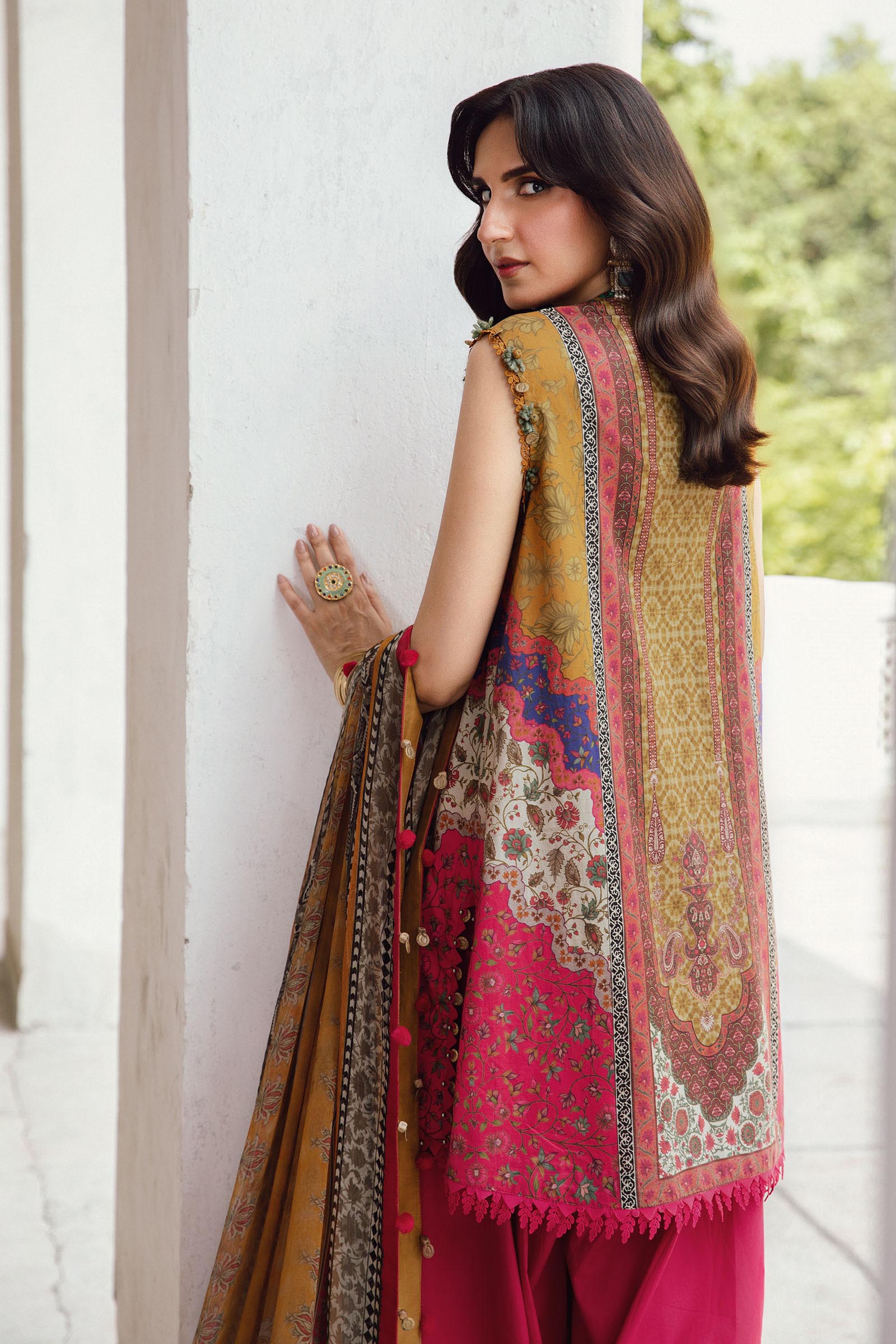 3 Piece Stitched Lawn Suit - Ready to Wear