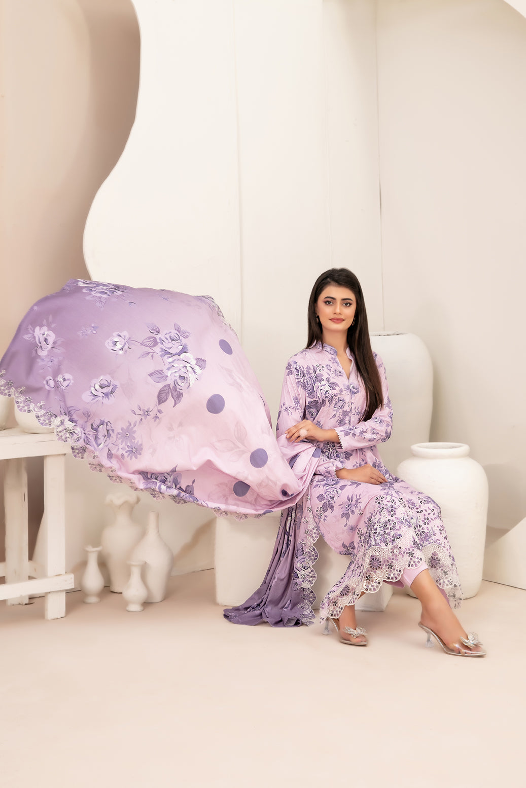 Embroidered Lawn 3-Piece Suit