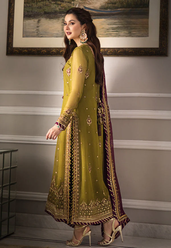 Asim Jofa  Chiffon Suit with Malai Trouser SUIT