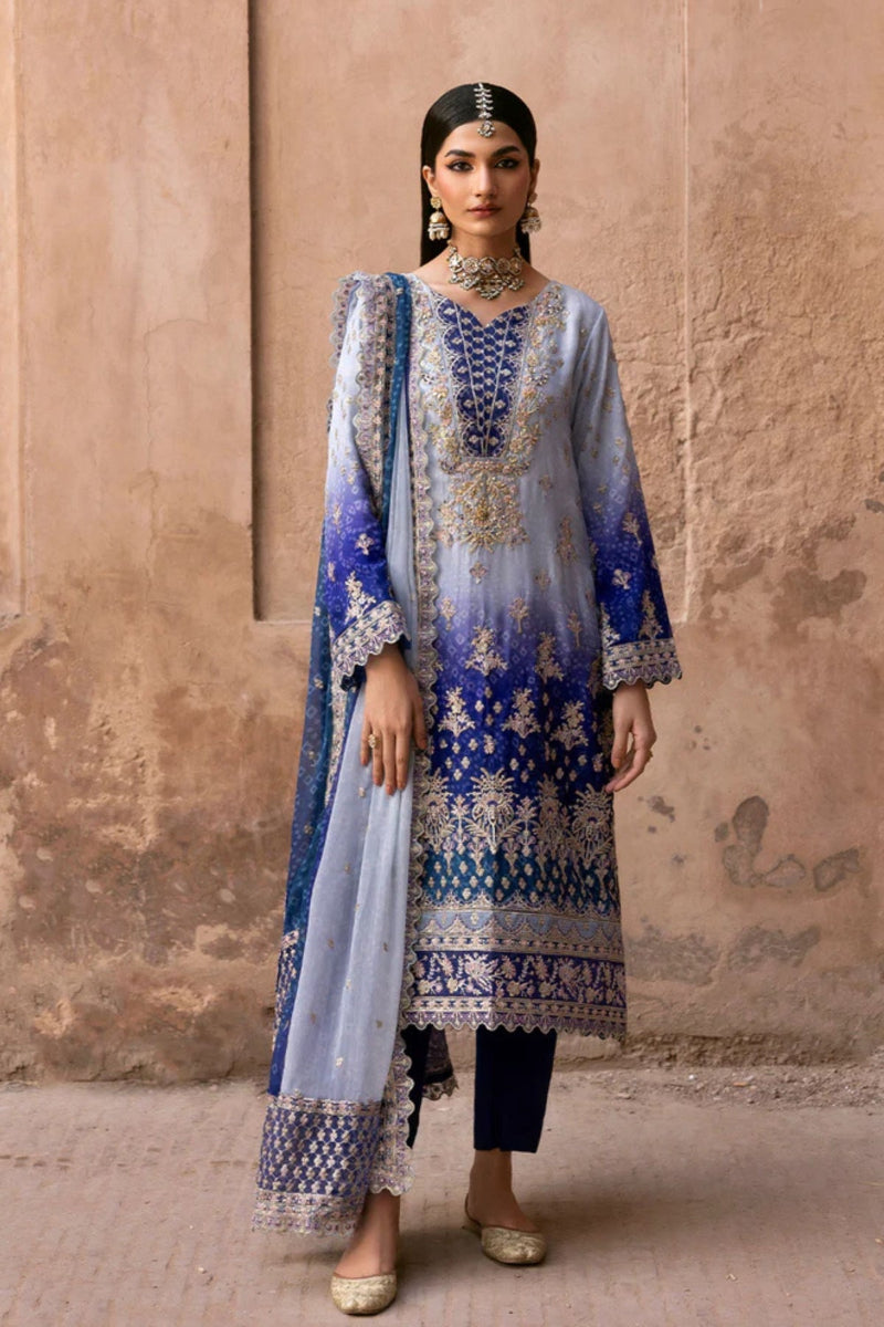 Digital Printed Chiffon & Malai 3 piece suit