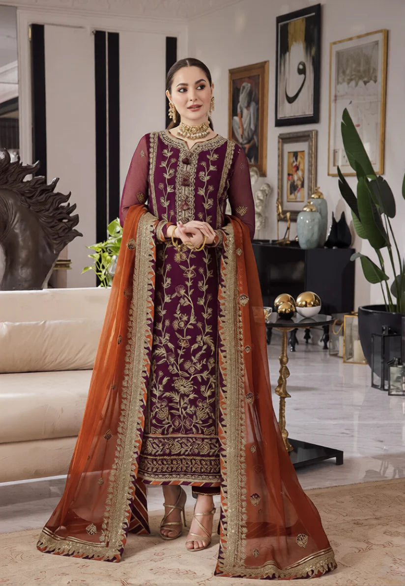 Chiffon 3-Piece Suit