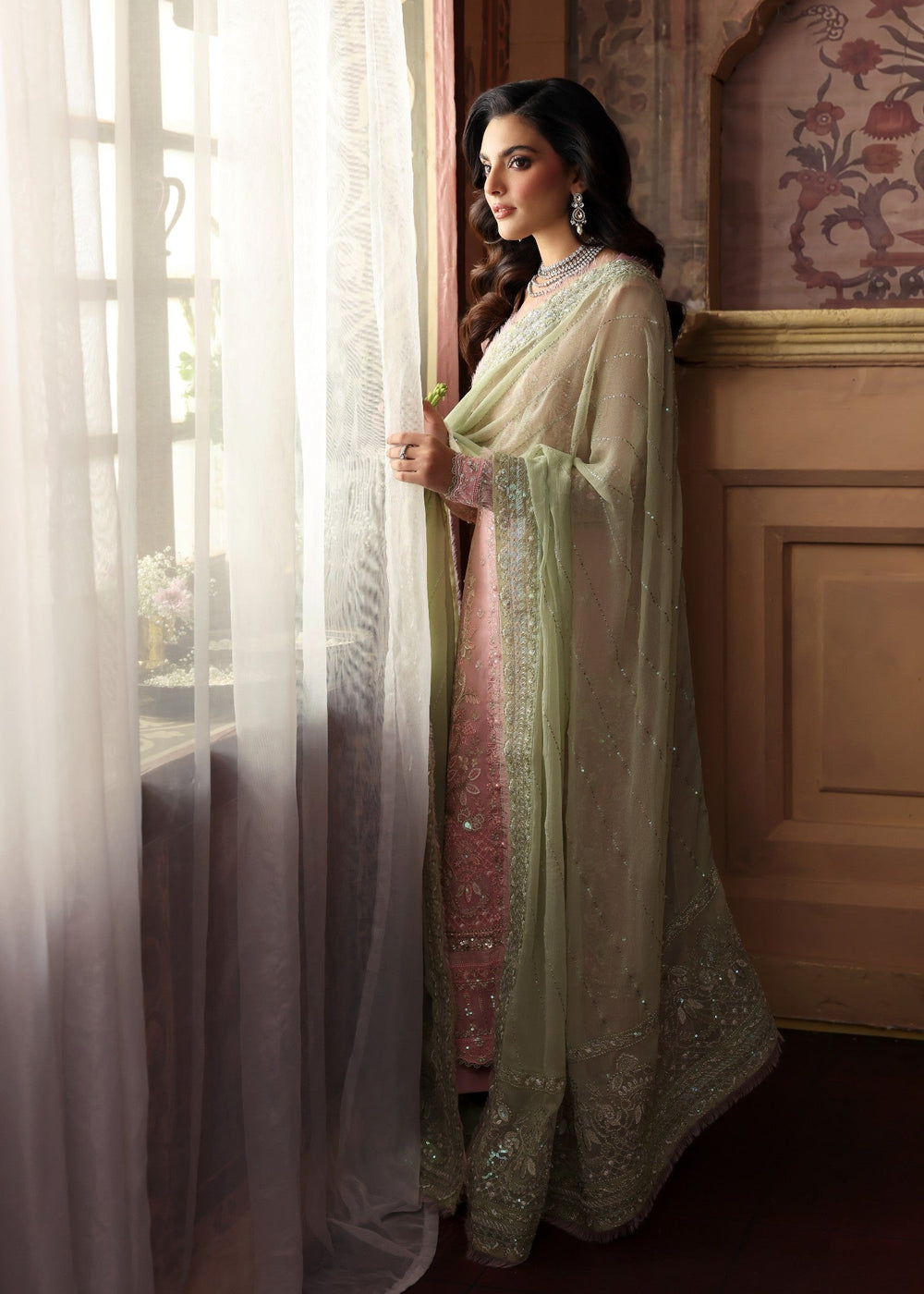 3 Piece  Stitched Chiffon Suit - Ready to Wear